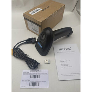 NETUM Bluetooth Barcode Scanner, Compatible with 2.4G Wireless & Bluetooth *READ